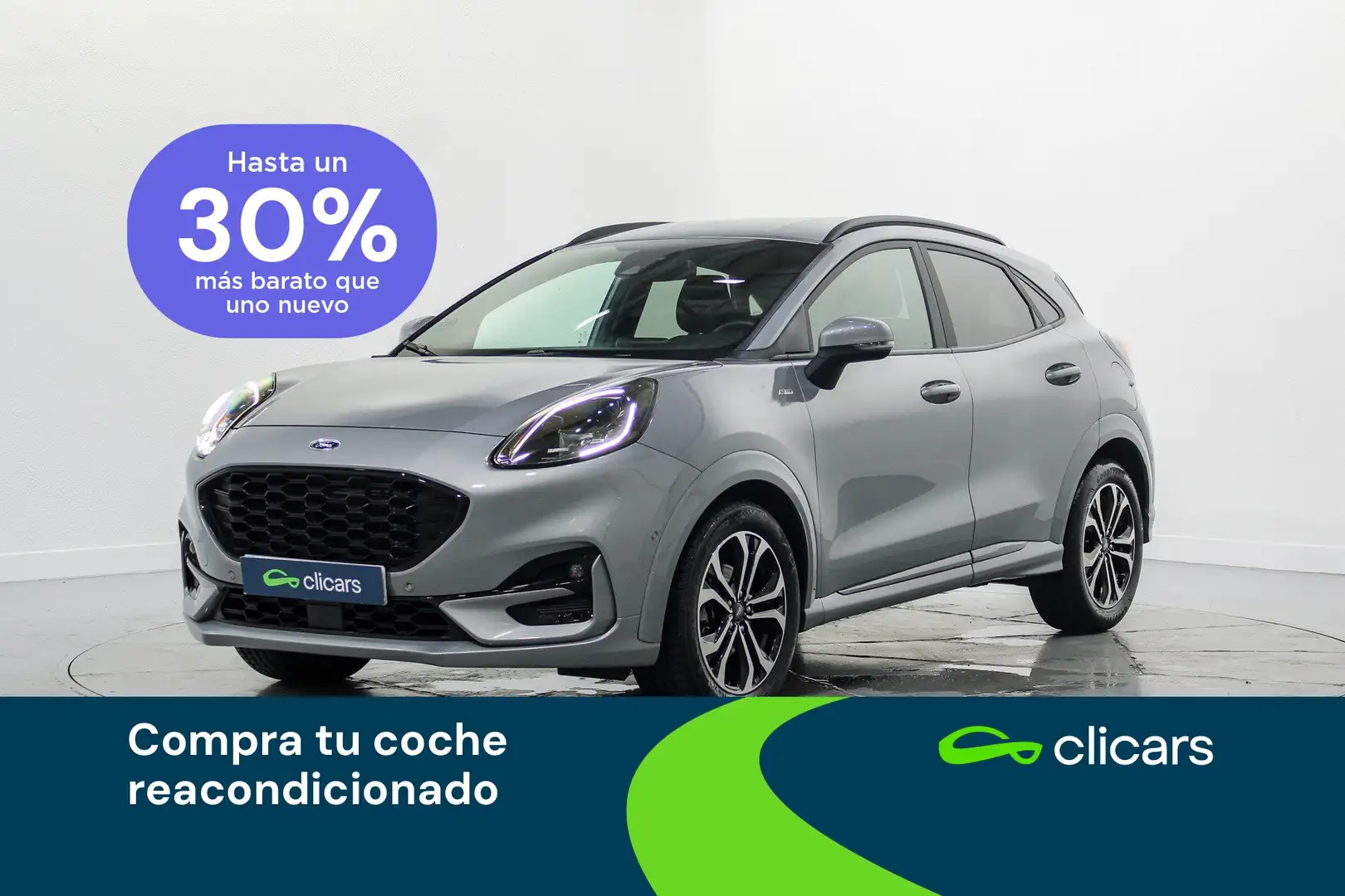 Ford Puma 1.0 EcoBoost MHEV ST-Line Aut. 125 Plateado - 1