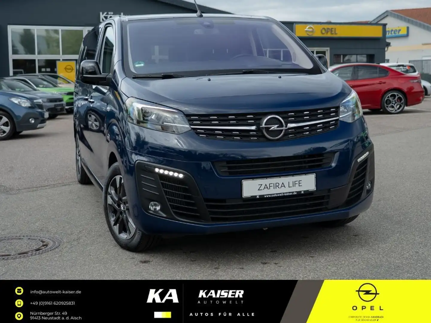 Opel Zafira Life Tourer M*DAB*NAVI*2 Schiebetüren* Bleu - 1