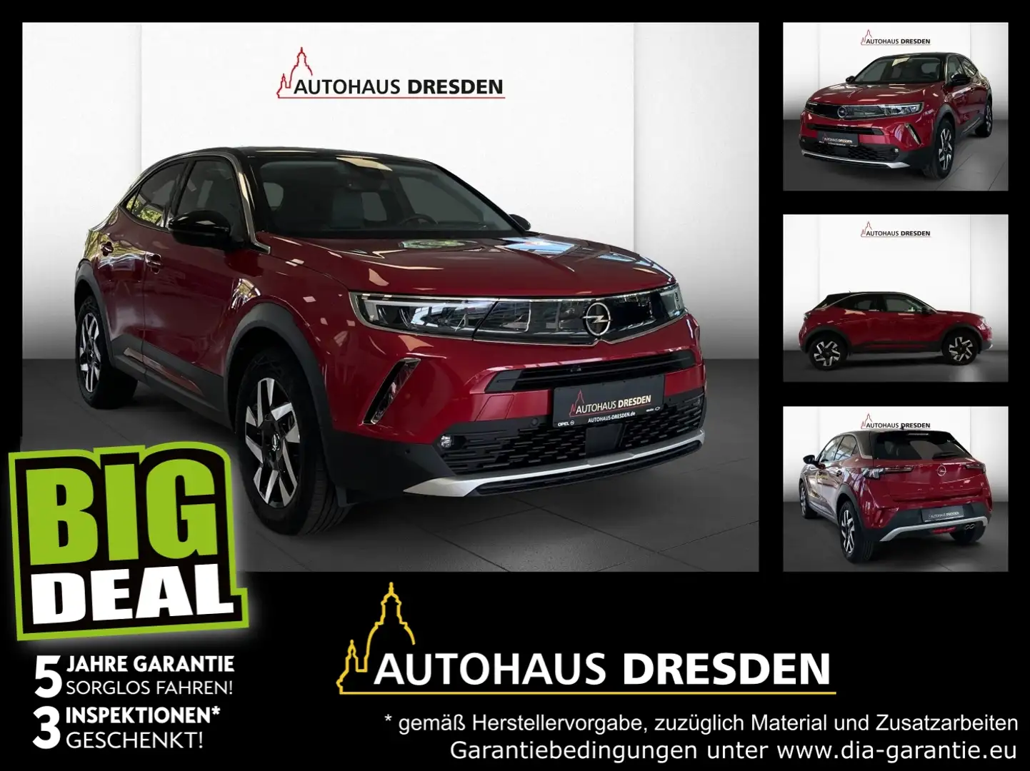 Opel Mokka 1.2 Turbo Elegance ACC+LED+Navi+SHZ+Kam. Rojo - 1