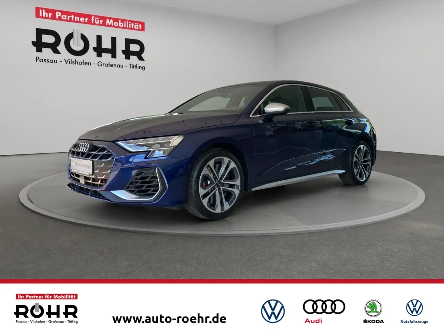 Audi S3 Sportback (NAVI.SHZ.PDC.GRA.LED.DAB.virtual cockpi Blau - 1
