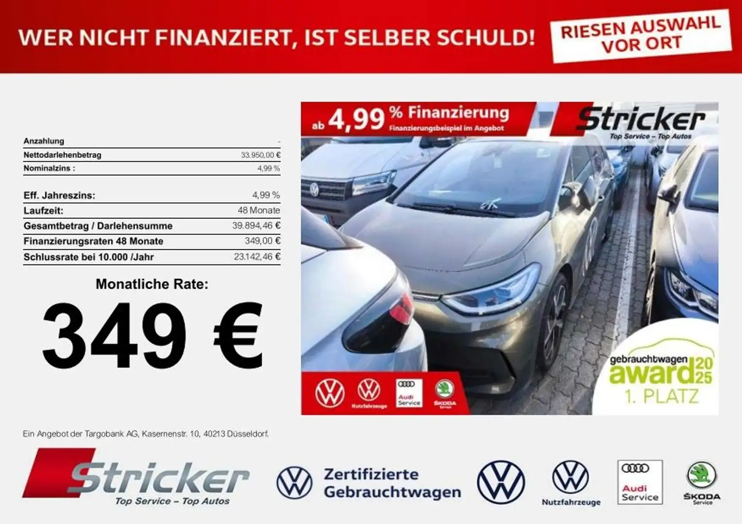 Volkswagen ID.3 Pro S 150/77 349,-ohne Anzahlung IQ.LIGHT ACC Kam Grün - 1