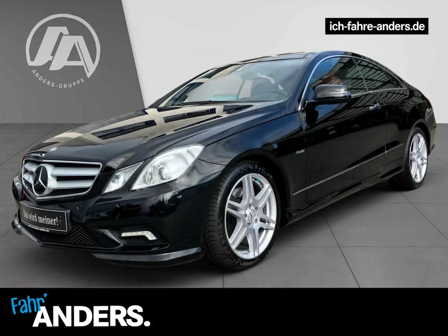 Mercedes-Benz E 350 CGI AMG+COM+Distr+Sitzkli+Massage+Pano+ILS Noir - 1