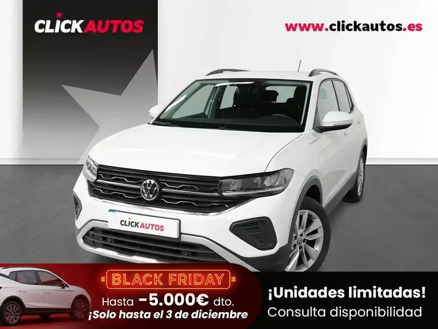 Volkswagen T-Cross 1.0 TSI Más 70kW Blanco - 1