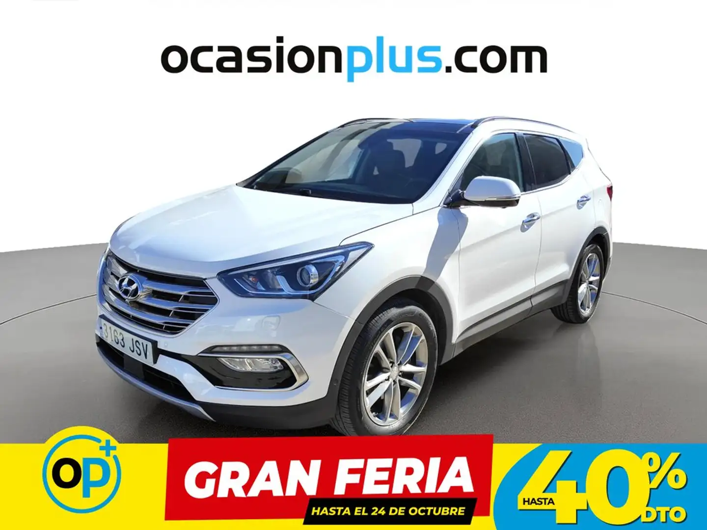 Hyundai SANTA FE 2.2CRDi 4x4 Style Safe 7s Aut. Blanco - 1
