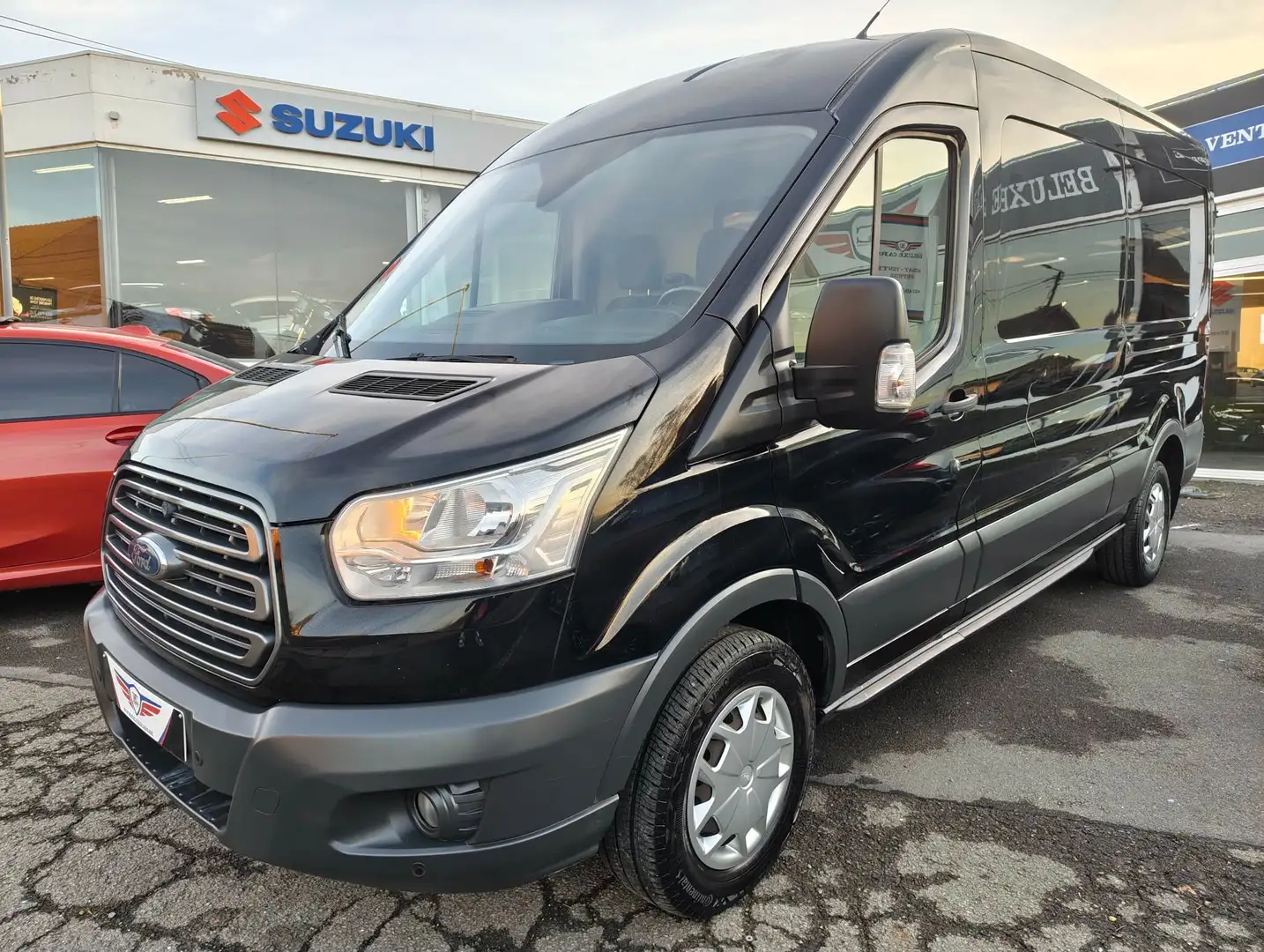 Ford Transit 2.0 TDCi L3 *TVA-DEDUC*ATT REM*CAMERA*PDC*NAVI* Noir - 1