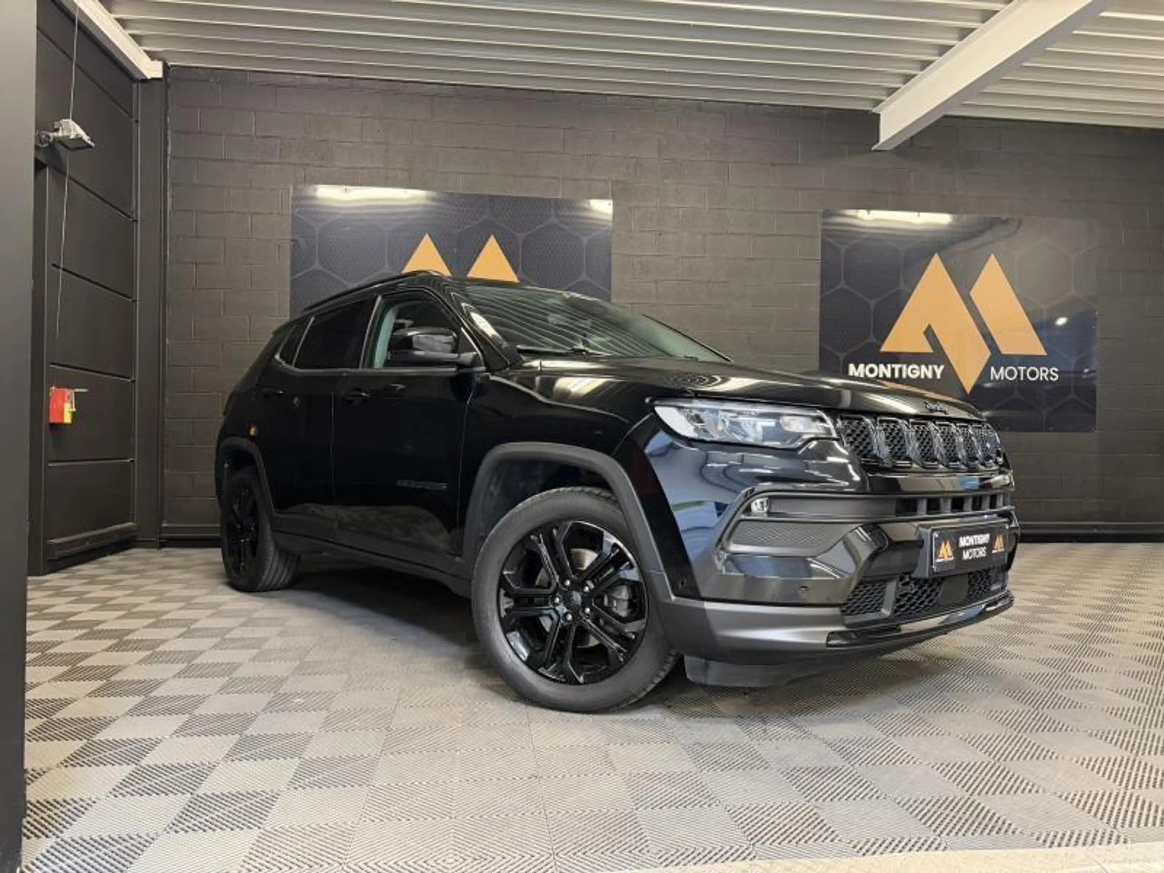 Jeep Compass 1.332cc 130cv Noir 06/22 64605km Clim USB Bluetoot — photo 3
