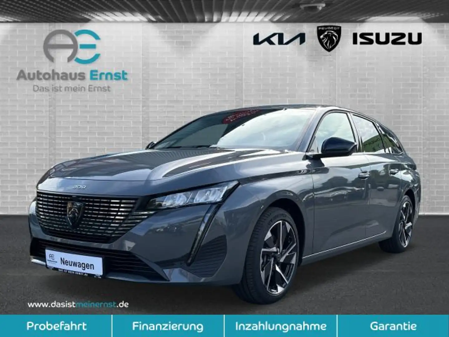 Peugeot 308 SW Hybrid 136e-DSC6 Allure Grau - 1