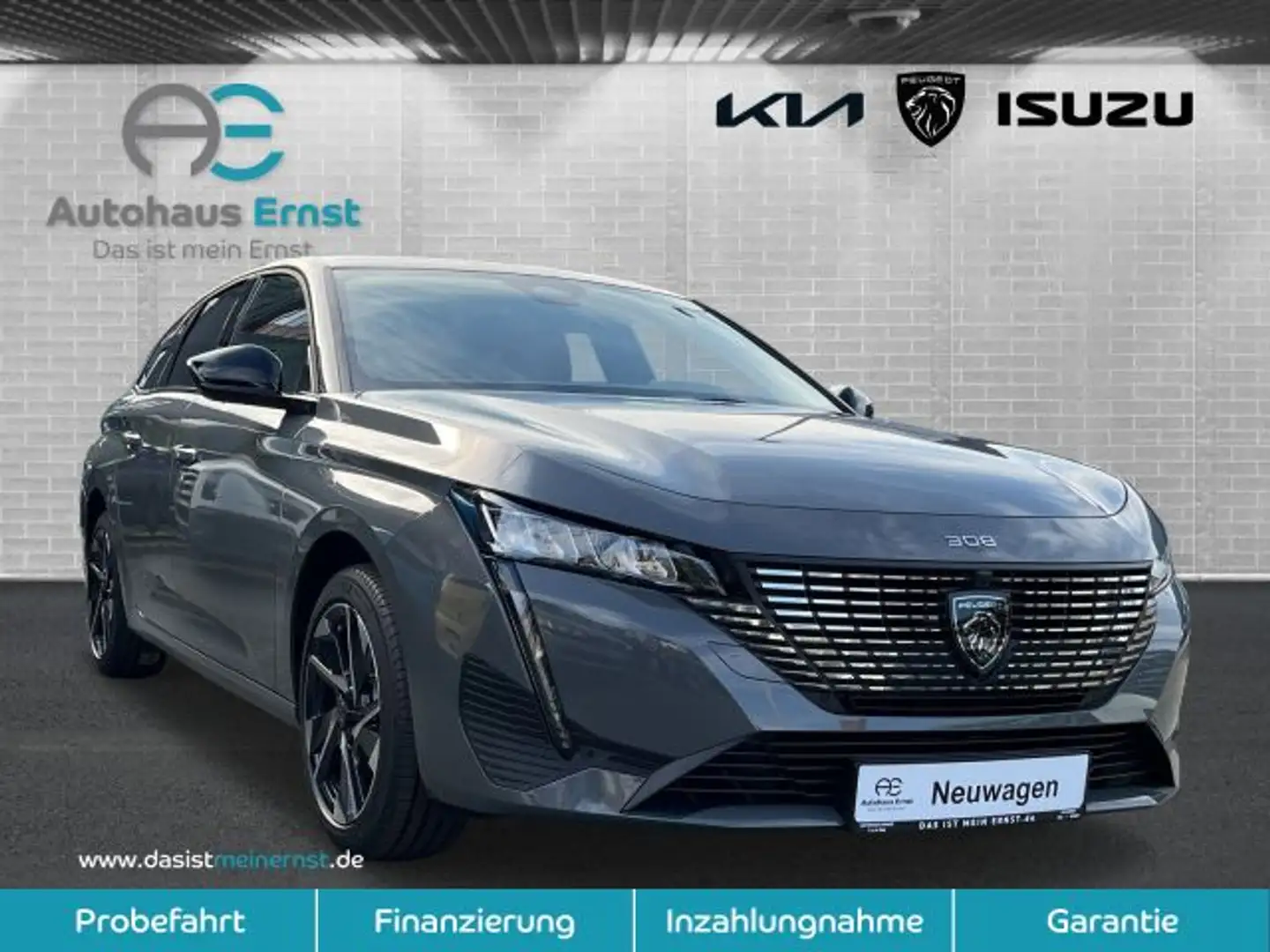 Peugeot 308 SW Hybrid 136e-DSC6 Allure Grau - 2