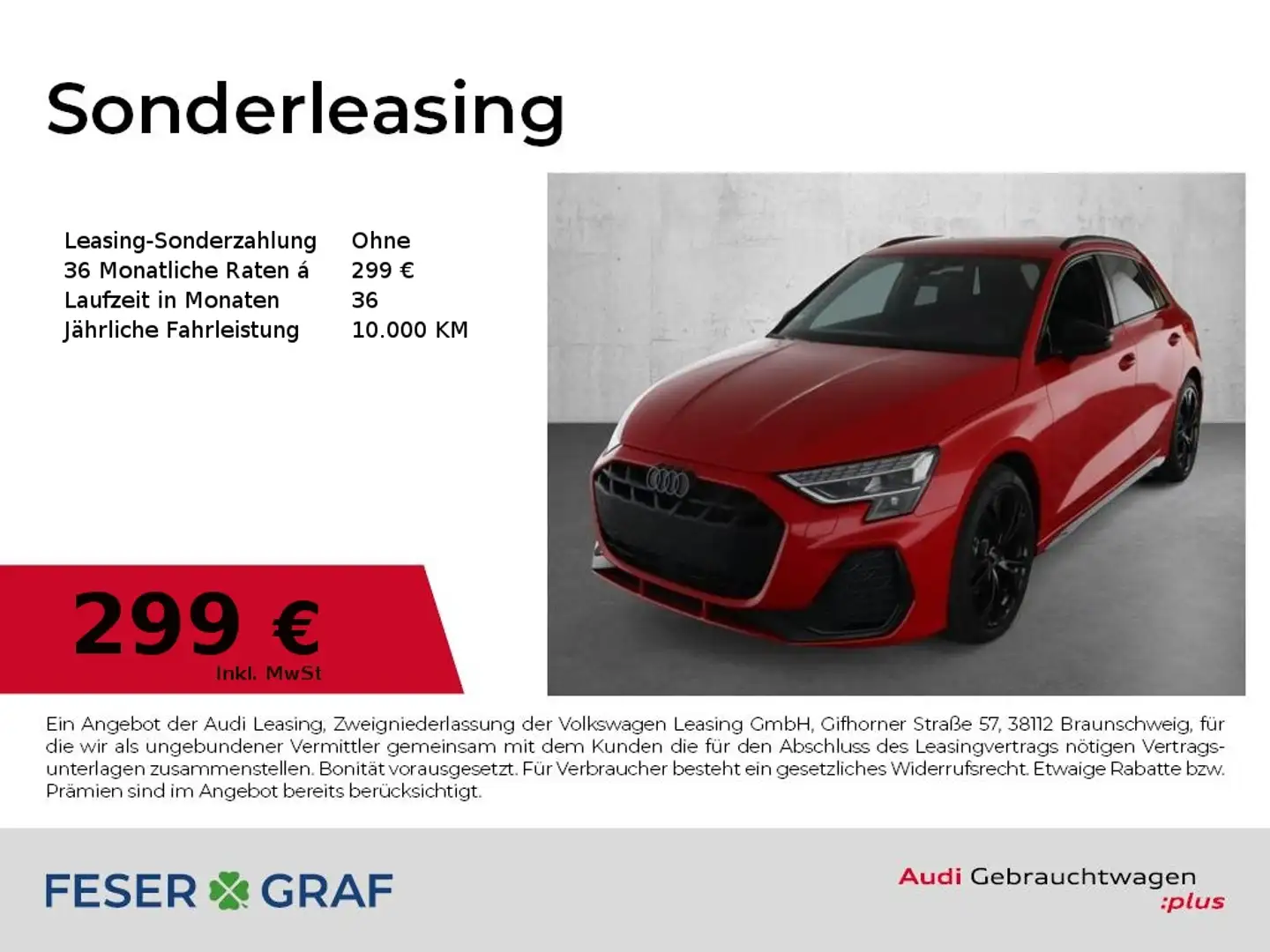 Audi A3 2 x S line - KAMERA - MATRIX - HUD Rot - 1