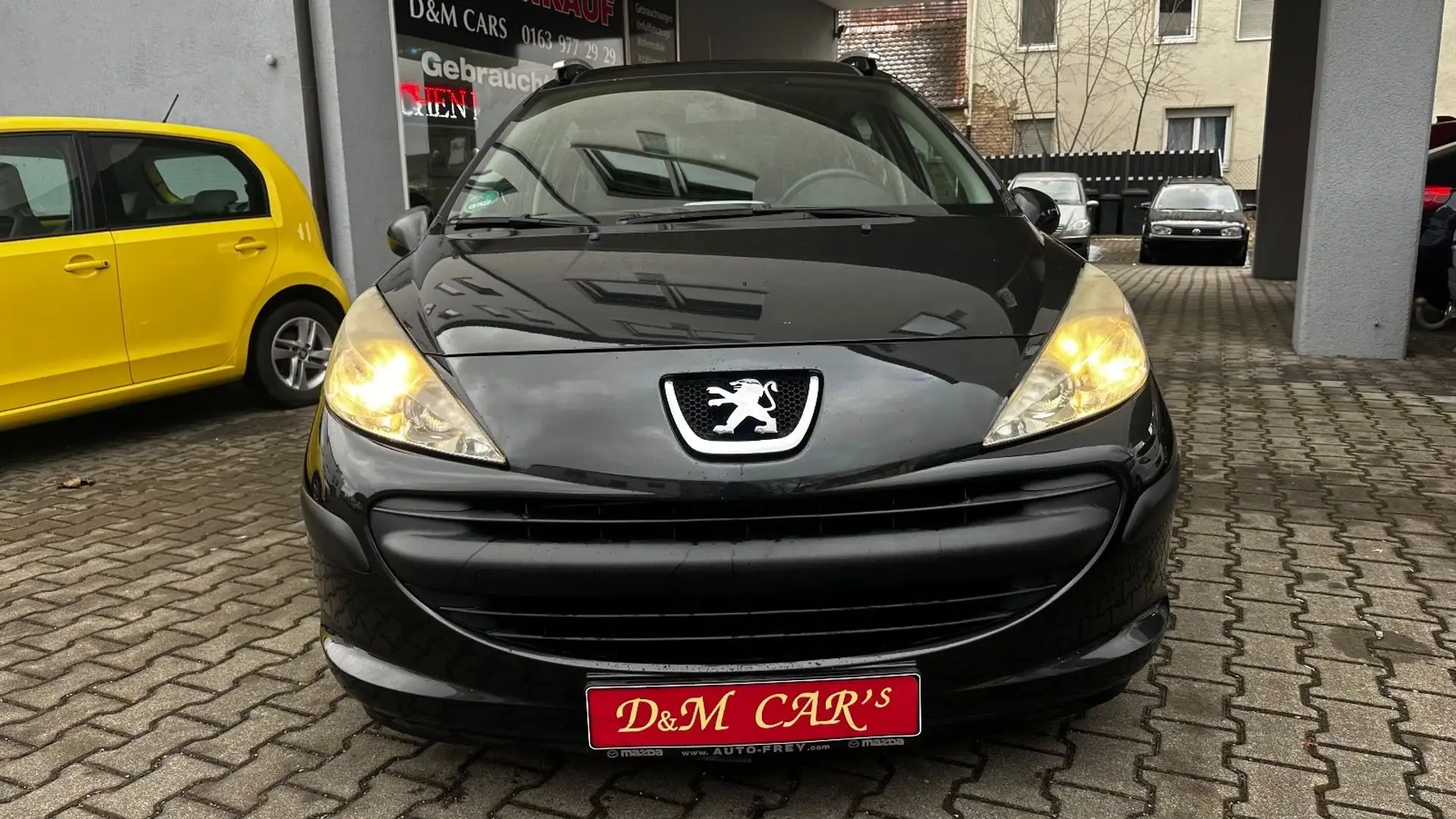 Peugeot 207 SW Tendance(TÜV 10,2026)KLIMA Schwarz - 2