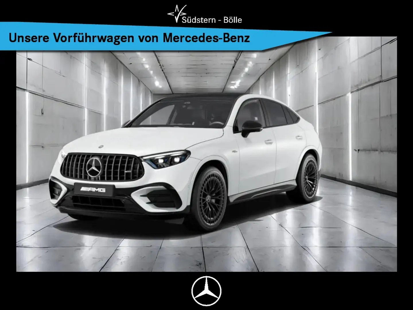 Mercedes-Benz GLC 43 AMG 4M Coupe !UNFALLSCHADEN! +MEMORY+NAVI Weiß - 1