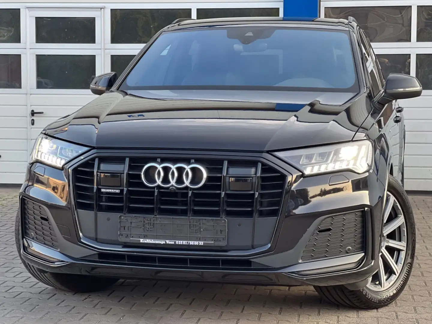 Audi Q7 50 TDI quattro "S-LINE/AHK/MATRIX/LUFT" Schwarz - 1