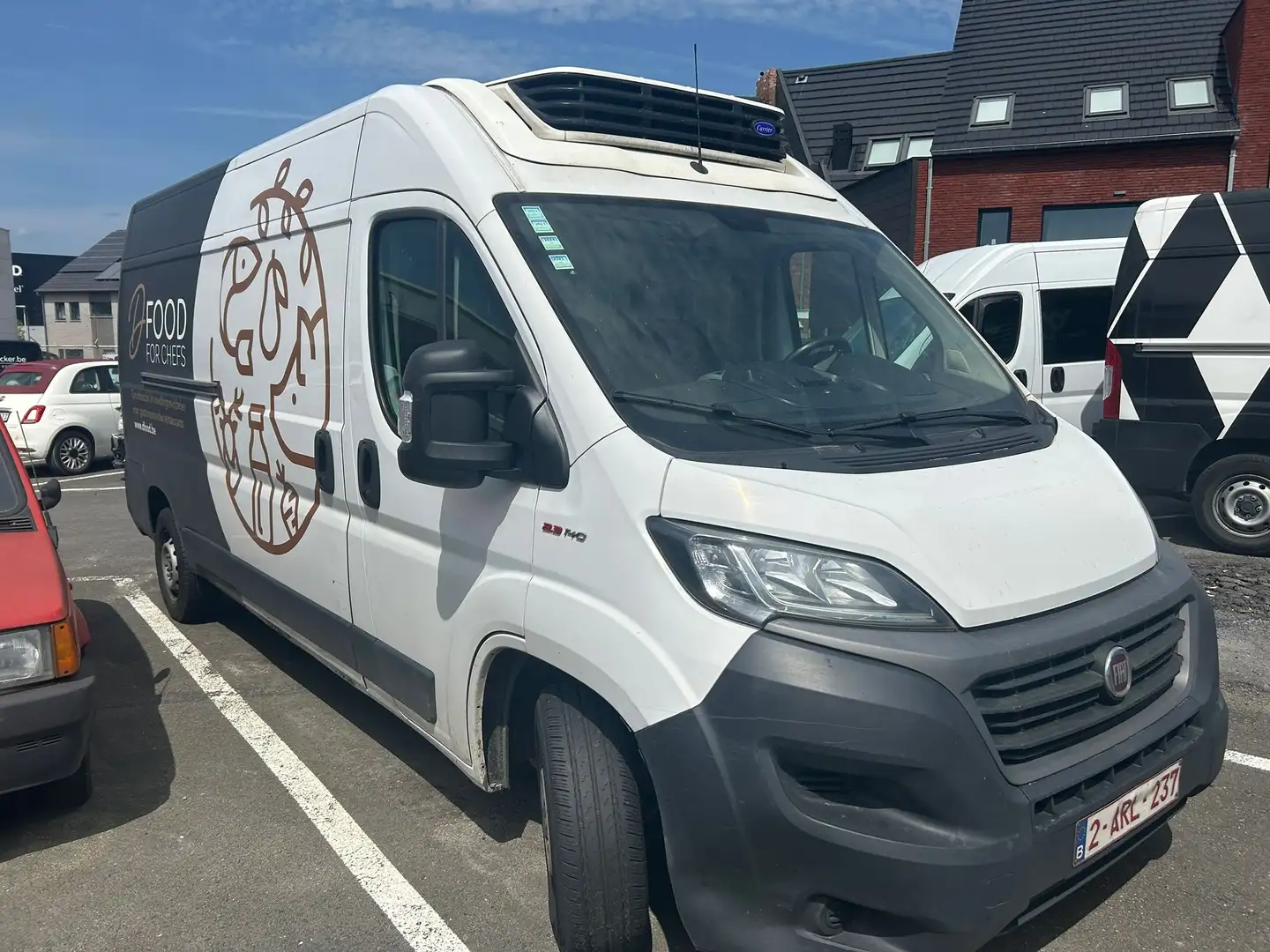 Fiat Ducato FRIGO 2.3L DIESEL. 2021. MOTOR PROBLEEM 6500 EURO Blanc - 1
