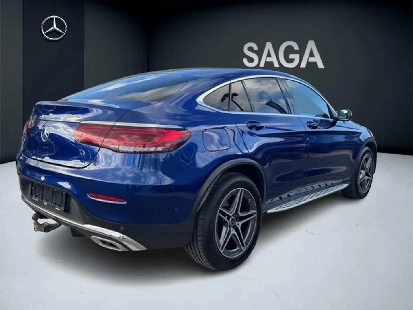 Mercedes-Benz GLC 200 d 4MATIC Coupé AMG Line Blau - 2