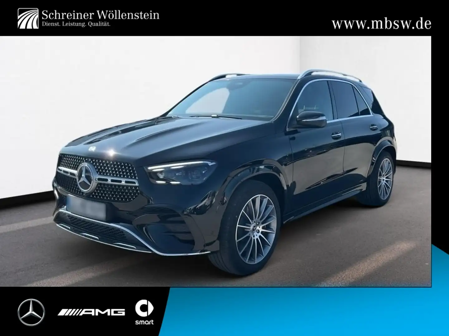 Mercedes-Benz GLE 450 d 4m AMG*AHK*HeadUp*Pano*Mbeam*Burmester Schwarz - 1