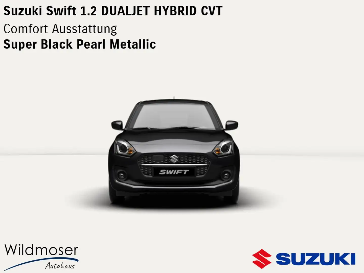 Suzuki Swift ❤️ 1.2 DUALJET HYBRID CVT ⏱ 4 Monate Lieferzeit ✔️ Schwarz - 2