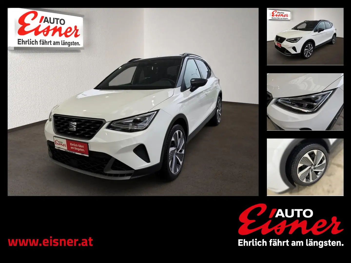 SEAT Arona 1.0 Eco TSI FR DSG 18'' Aluräder, Kessy Weiß - 1
