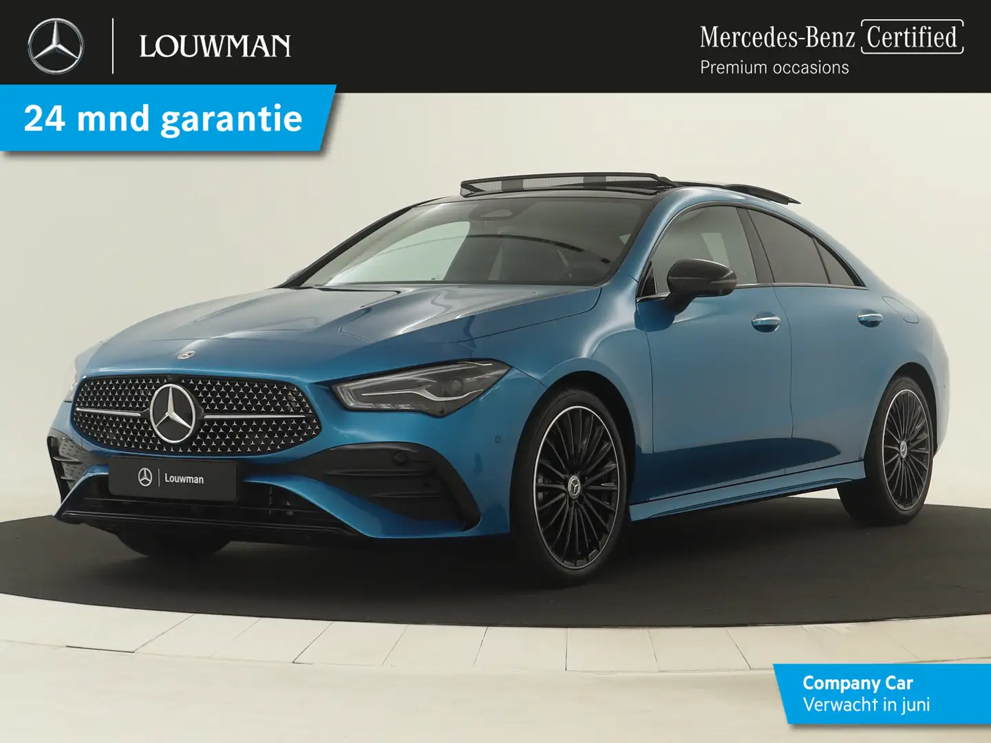 Mercedes-Benz CLA 180 AMG Line | Smartphone-integratie | Panoramaschuifd Blauw - 1