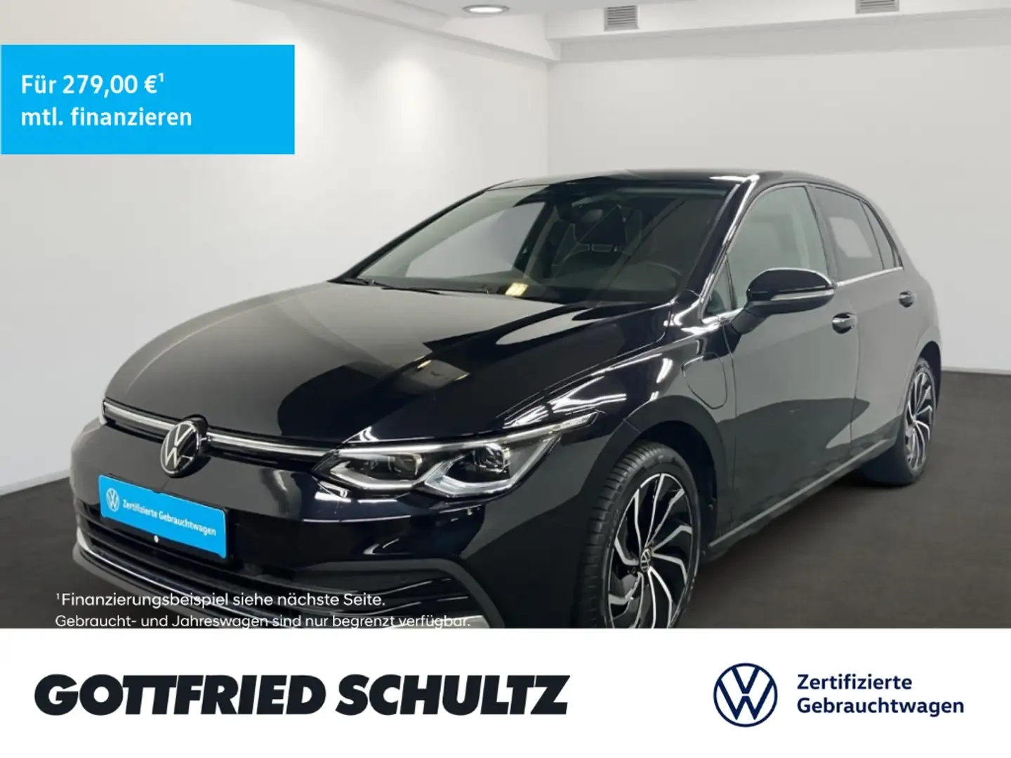 Volkswagen Golf VIII 1.4 TSI DSG eHybrid IQ.Light NAV AHK ACC Styl Schwarz - 1
