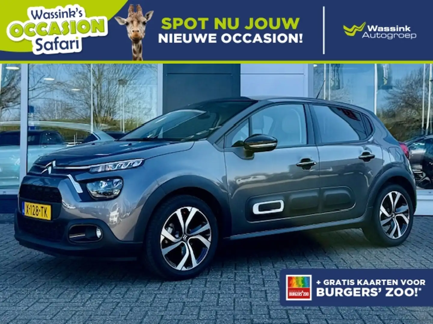 Citroen C3 1.2 PureTech 83pk Max | Navigatie | Parkeercamera Grau - 1