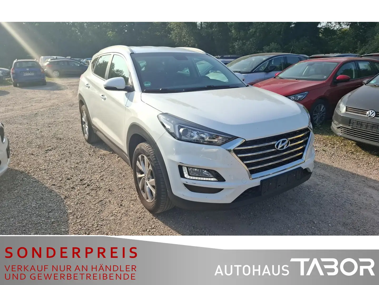Hyundai TUCSON 1.6 Trend 2WD Navi LM Klimaaut. RFK PDC Blanc - 2