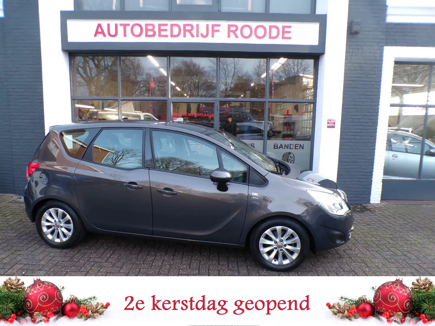 Opel Meriva 1.4 Turbo Automaat Active GOED ONDERHOUDEN! **2e K Gris - 1