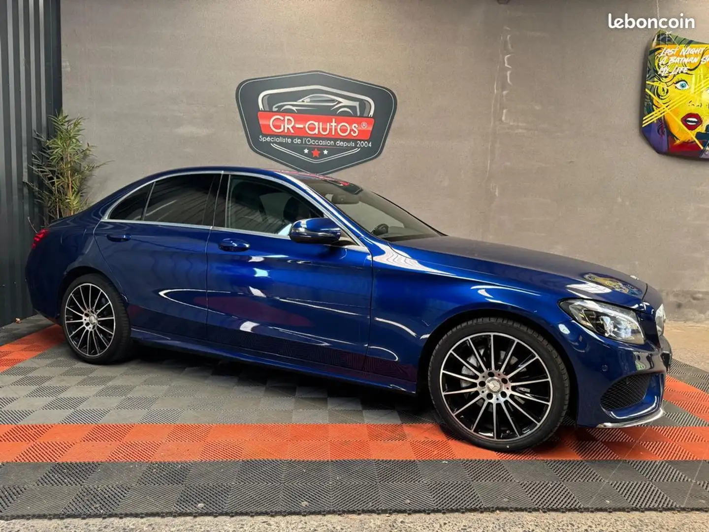 Mercedes-Benz C200d AMG Line 136cv Entretien full Mercedes Burme Bleu - 2