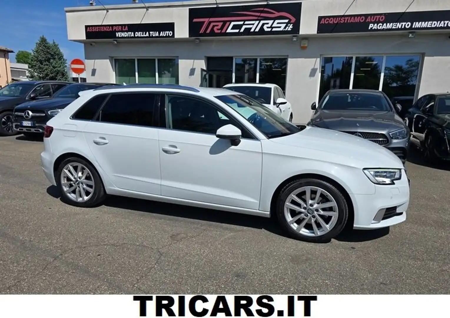 Audi A3 Sportback SPB 2.0 tdi Sport 150cv PERMUTE Blanco - 1