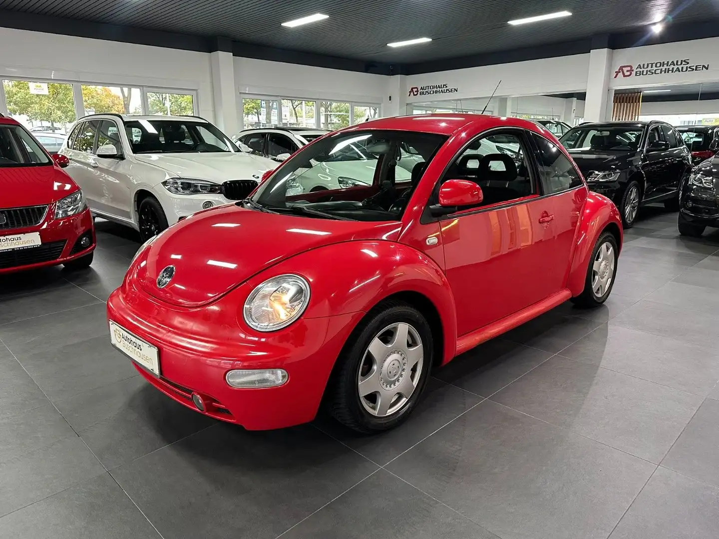 Volkswagen New Beetle Lim. 2.0*TÜV 04/2027*Klima*Sitzhz* Rot - 1