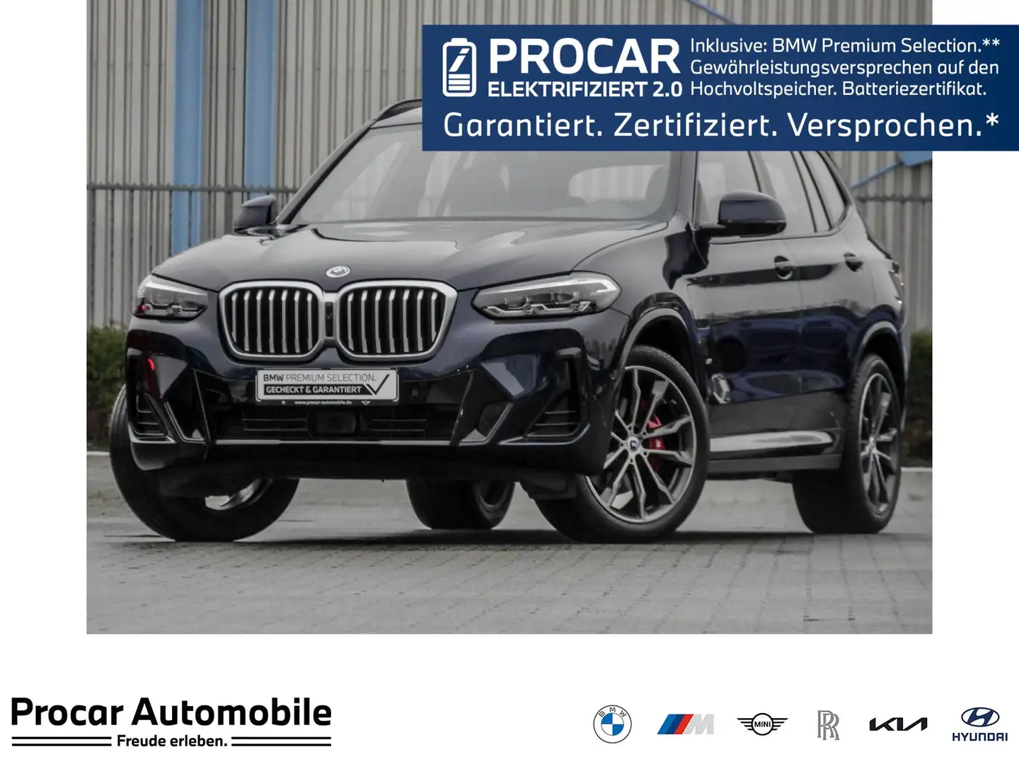 BMW X3 xDrive30e M SPORT+H/K+AHK+HuD+PANO+ACC+360° Blau - 1