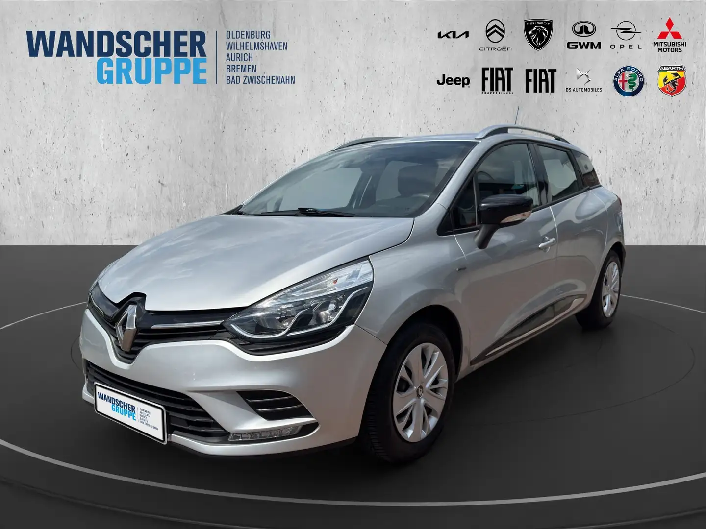 Renault Clio IV Grandtour Limited 1.2 16V 75 Gris - 1