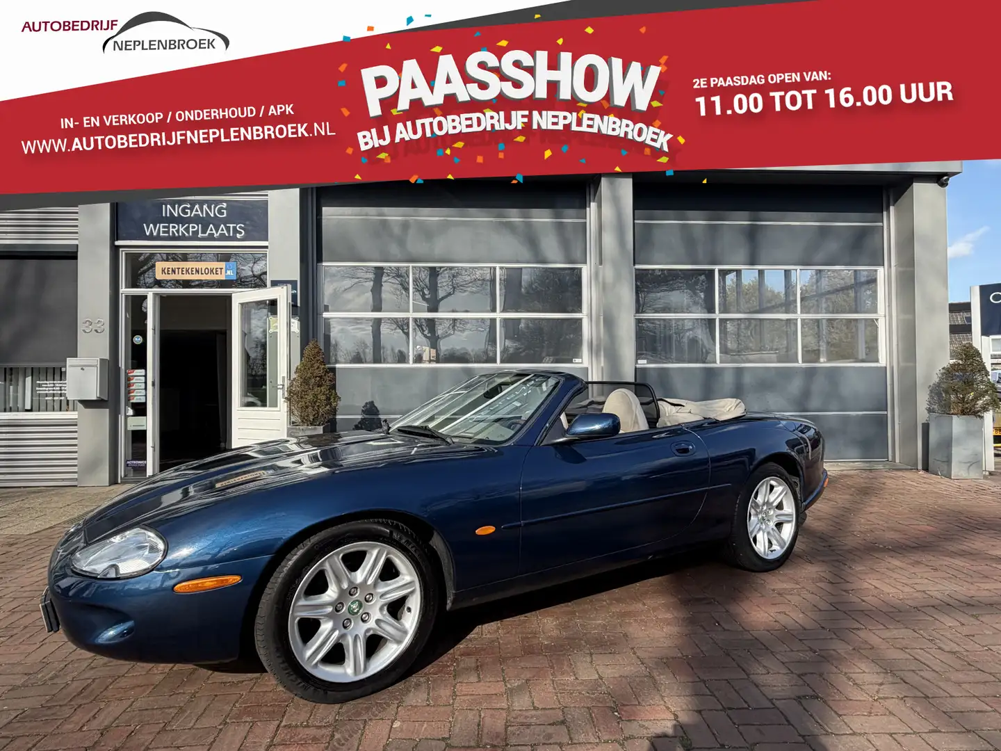 Jaguar XK8 4.0 V8 Convertible Bj 1997 Youngtimer 285pk Dealer Blau - 1