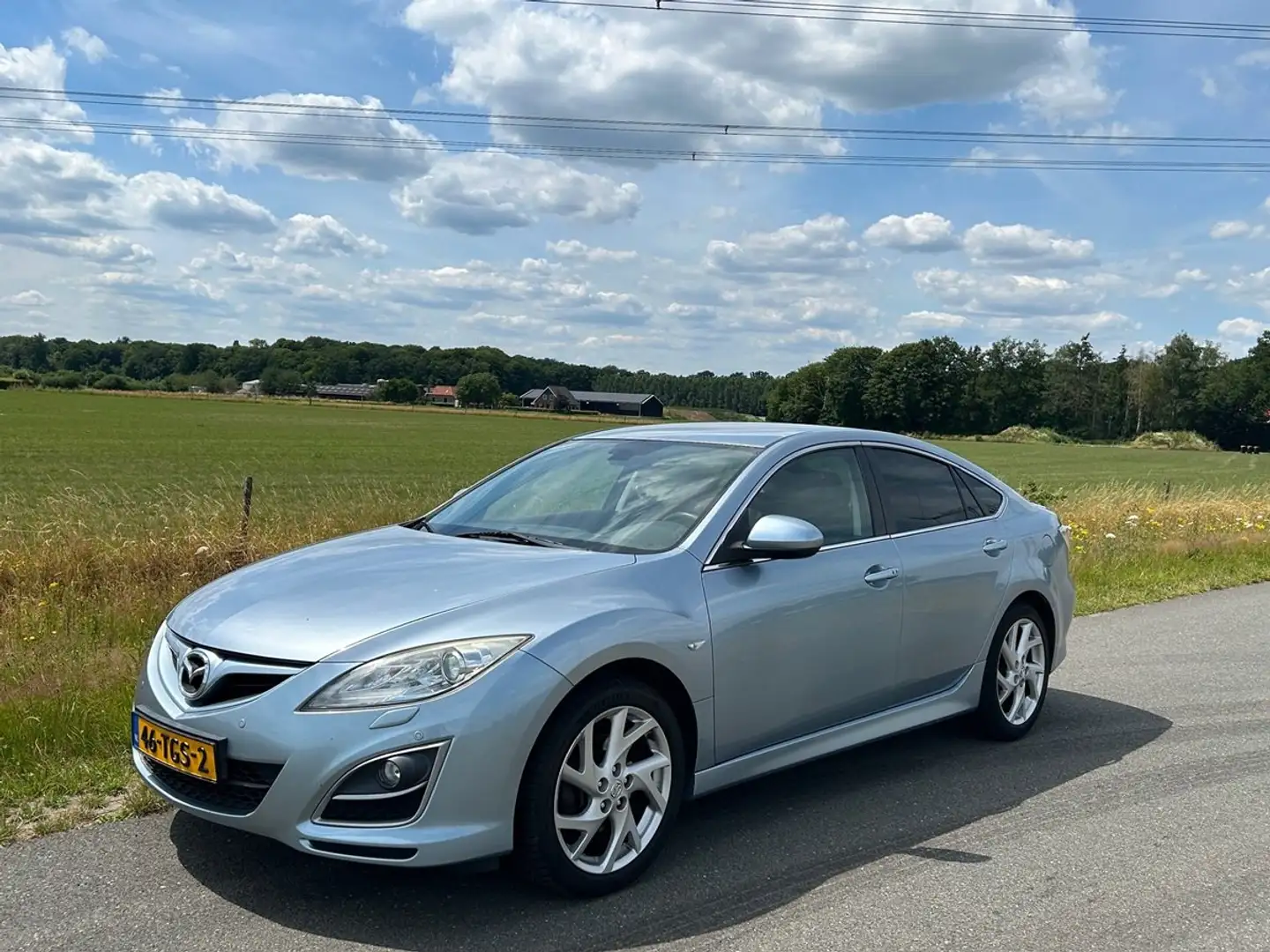 Mazda 6 2.5 GT-M, Navi, Cruise, ECC, Xenon, Haak, 2e Eig. Blau - 2