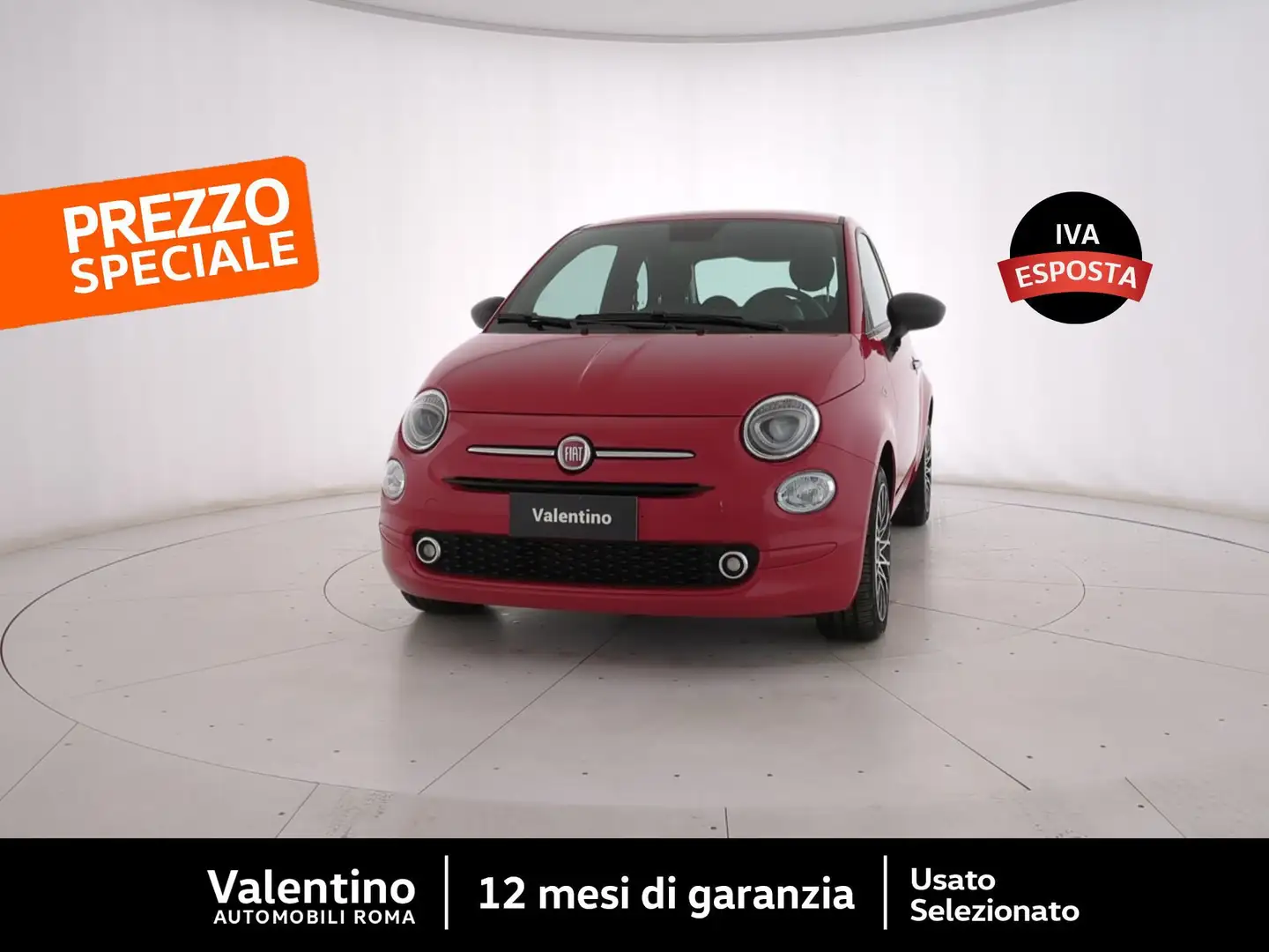 Fiat 500 1.0 Hybrid Lounge Rosso - 1