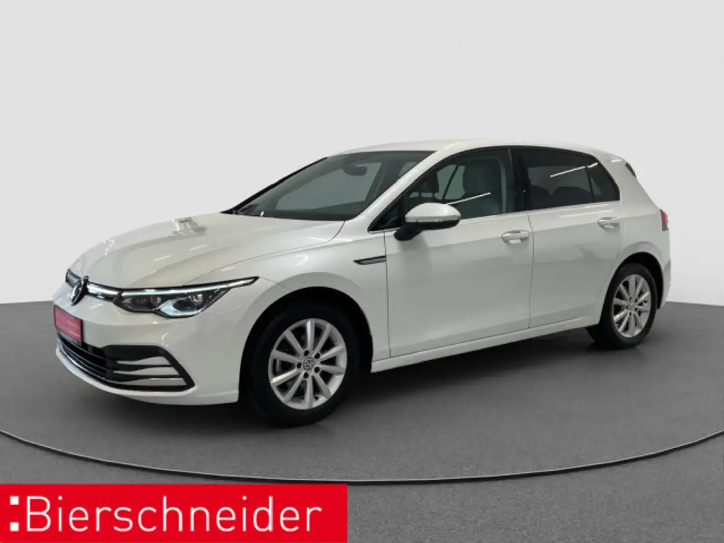 Volkswagen Golf 8 1.5 eTSI DSG Style AHK LED+ STHZ H/K 17 Weiß - 2