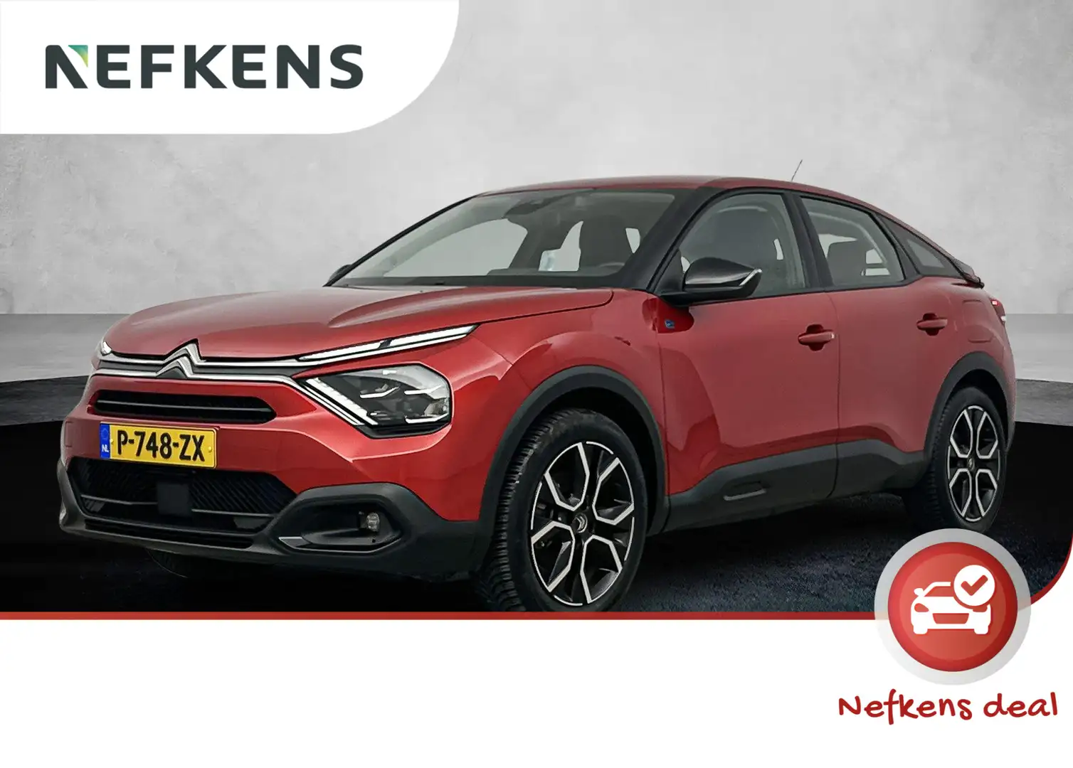 Citroen E-C4 Electric Feel Pack 50 kWh | Accu 95% | Navigatie | Carplay Rouge - 1