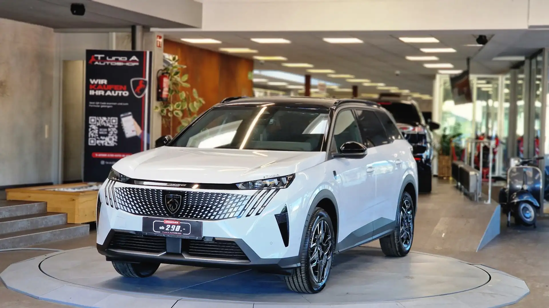 Peugeot 5008 mHEV e-DCS6 GT 7-Sitzer Aut *360°*LED*Navi* Weiß - 1