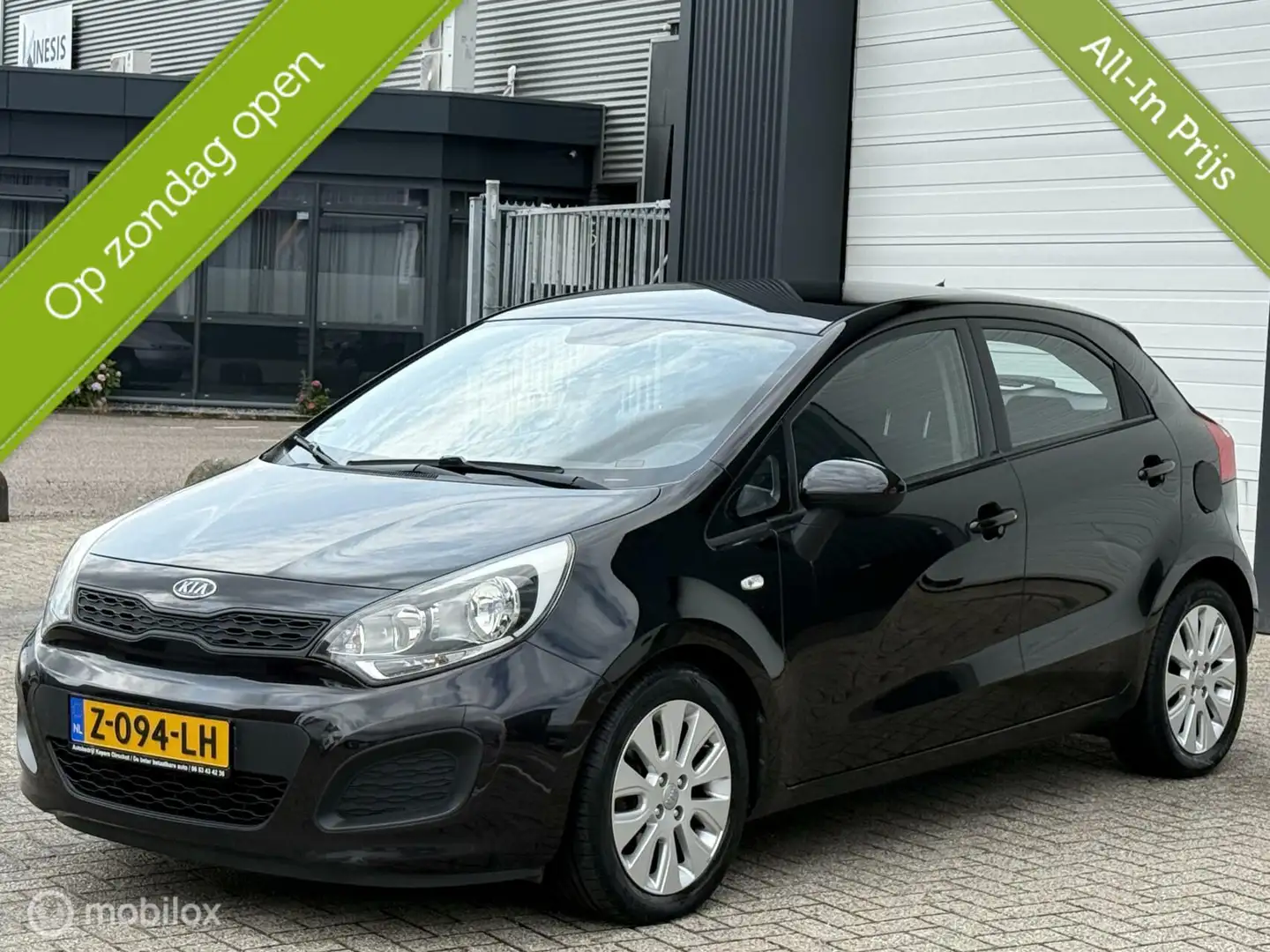 Kia Rio 1.2 CVVT Plus Pack|AIRCO|APK|ELEKPAKKET| Black - 1