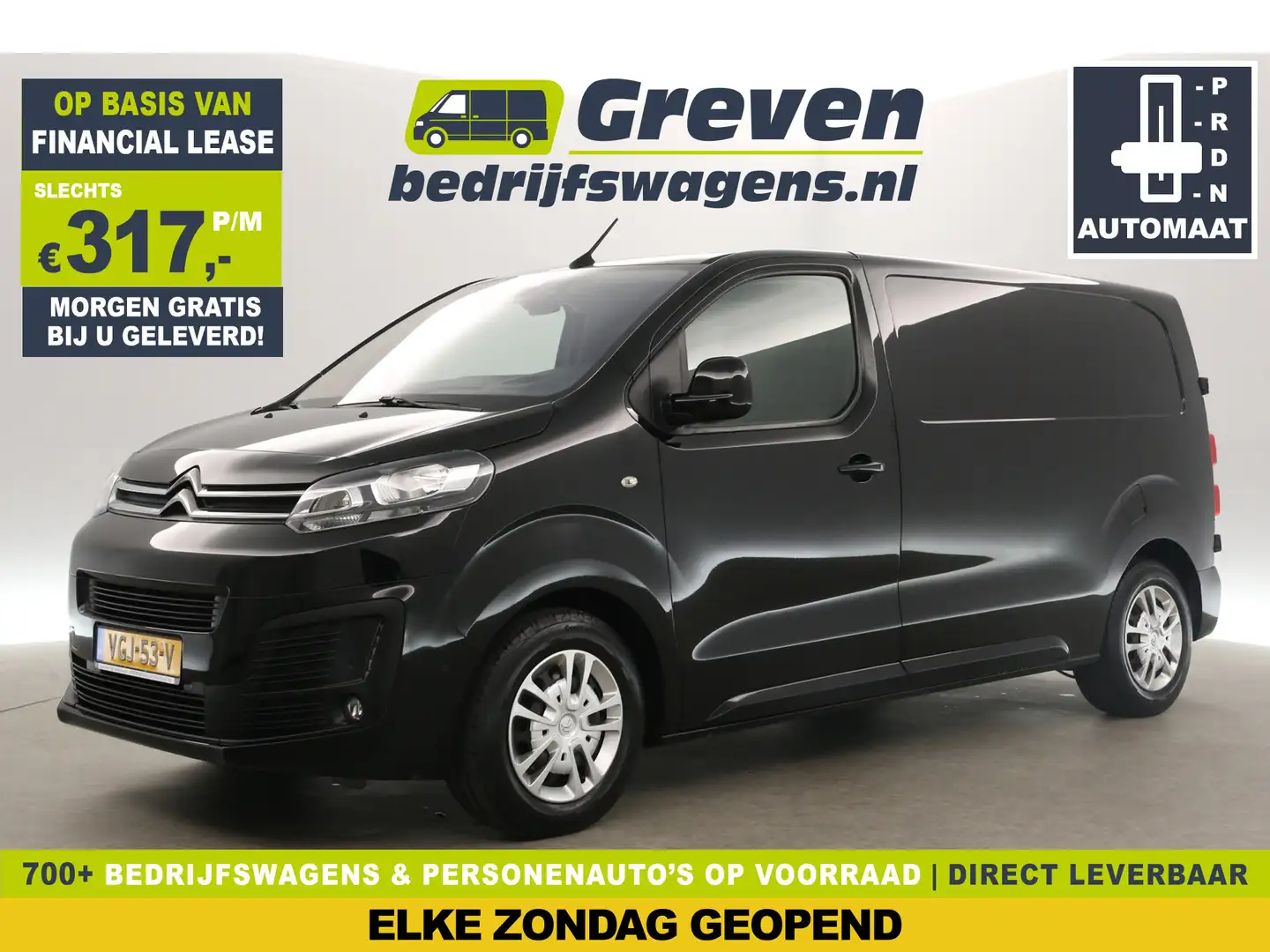Citroen Jumpy 2.0 BlueHDI L2H1 180PK Automaat Airco Cruise Camer Zwart - 1