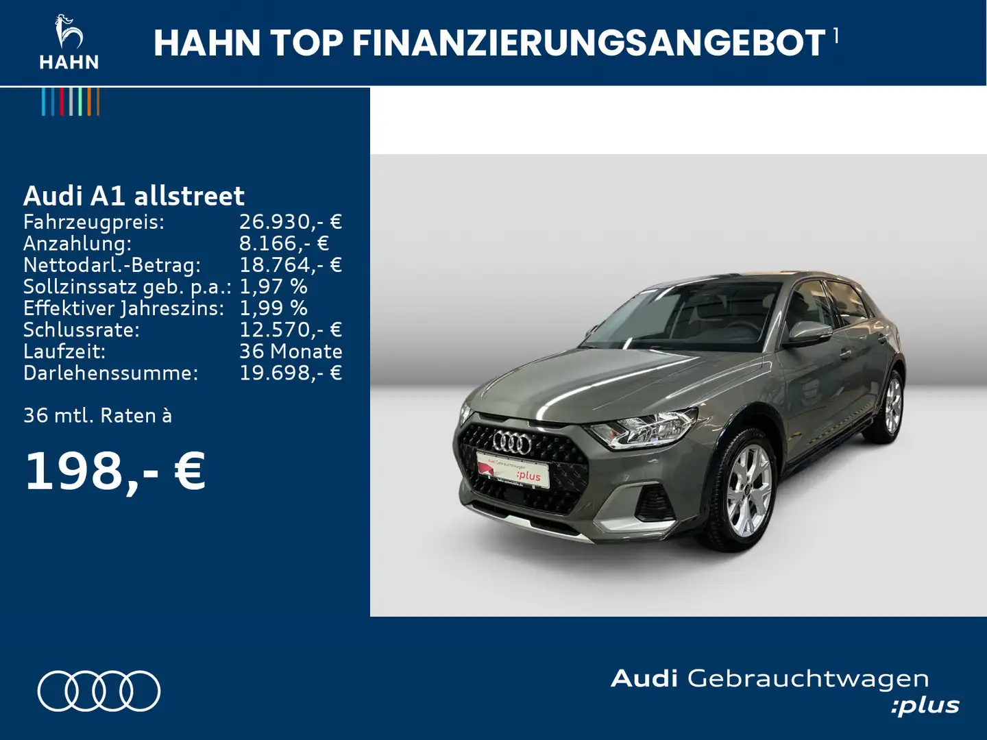 Audi A1 30 TFSI S tronic Einparkh Carplay S Grau - 2