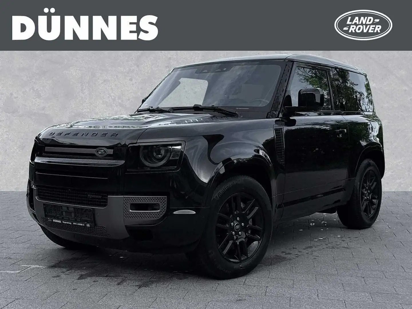 Land Rover Defender 90 D300 X-Dynamic HSE Schwarz - 1