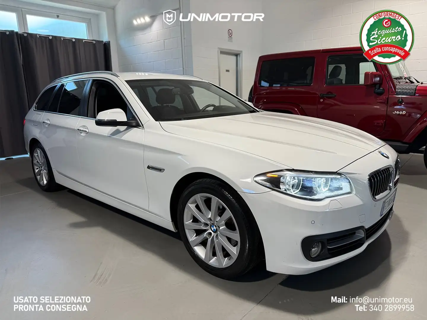BMW 520 520d Touring Business 190cv Automatico Blanc - 1