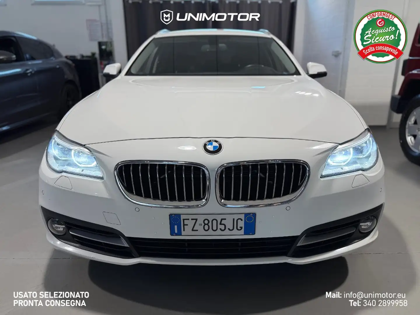 BMW 520 520d Touring Business 190cv Automatico Blanc - 2