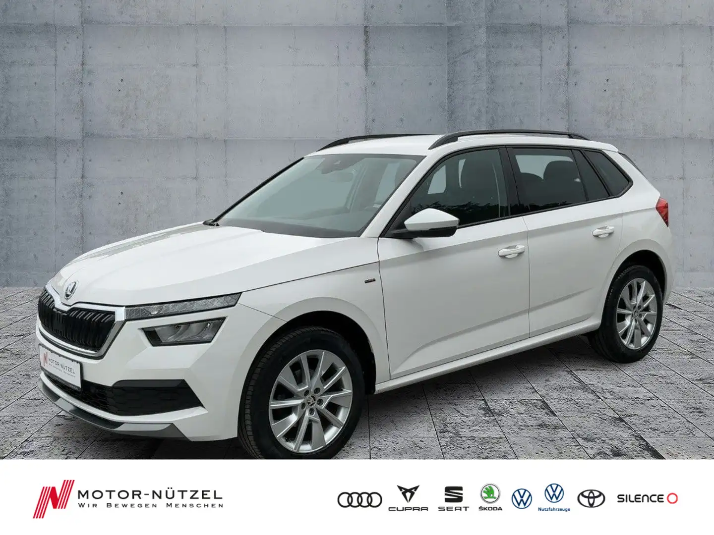 Skoda Kamiq 1.5 TSI DSG CLEVER 5JG+LED+APP+GRA+SHZ+PDC Weiß - 1
