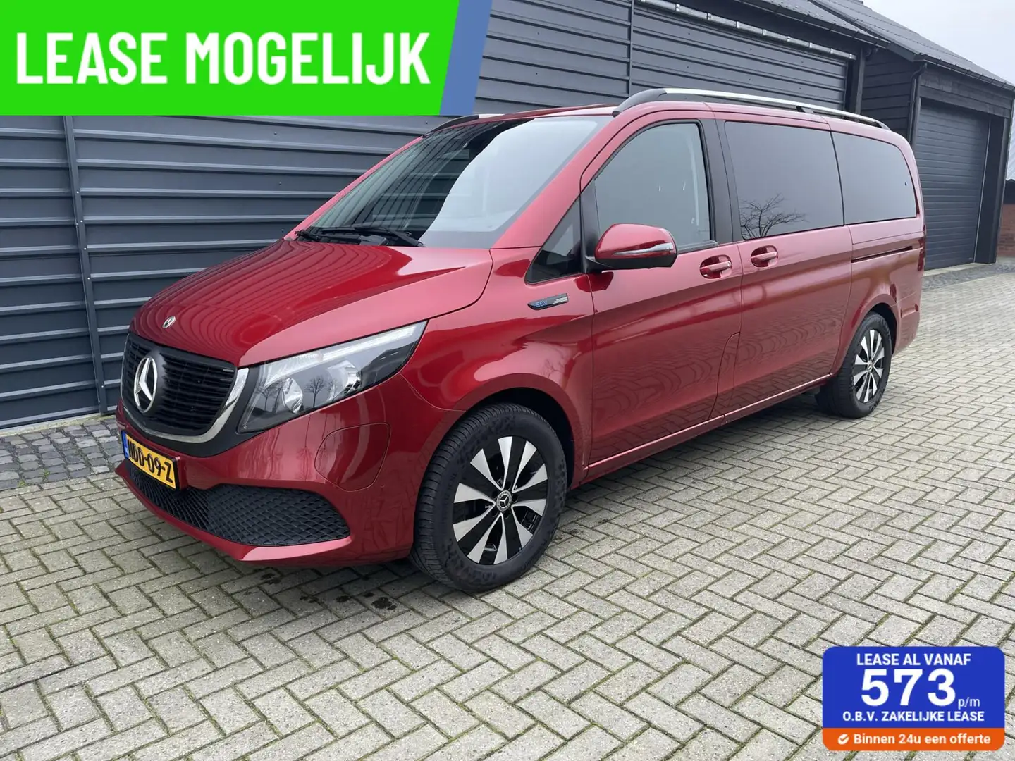 Mercedes-Benz EQV 300 L2 90kWh 360 camera Soh 96% 43250 incl btw Rosso - 1