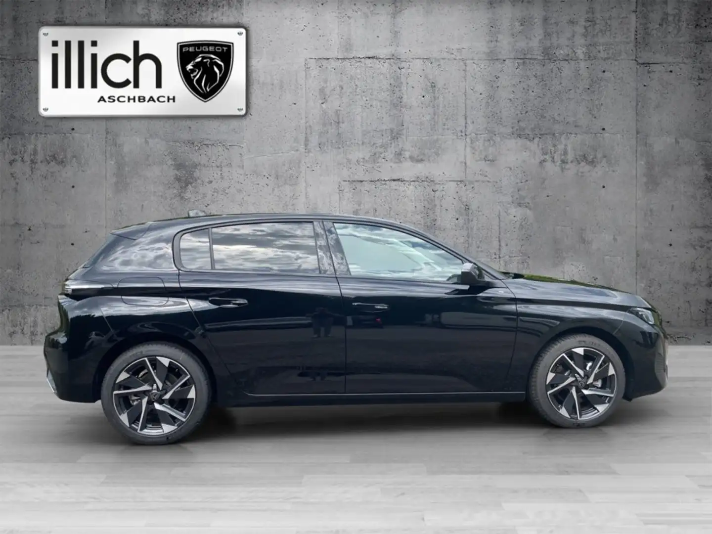 Peugeot 308 ALLURE Hybrid 145 e-DCS6 Schwarz - 2