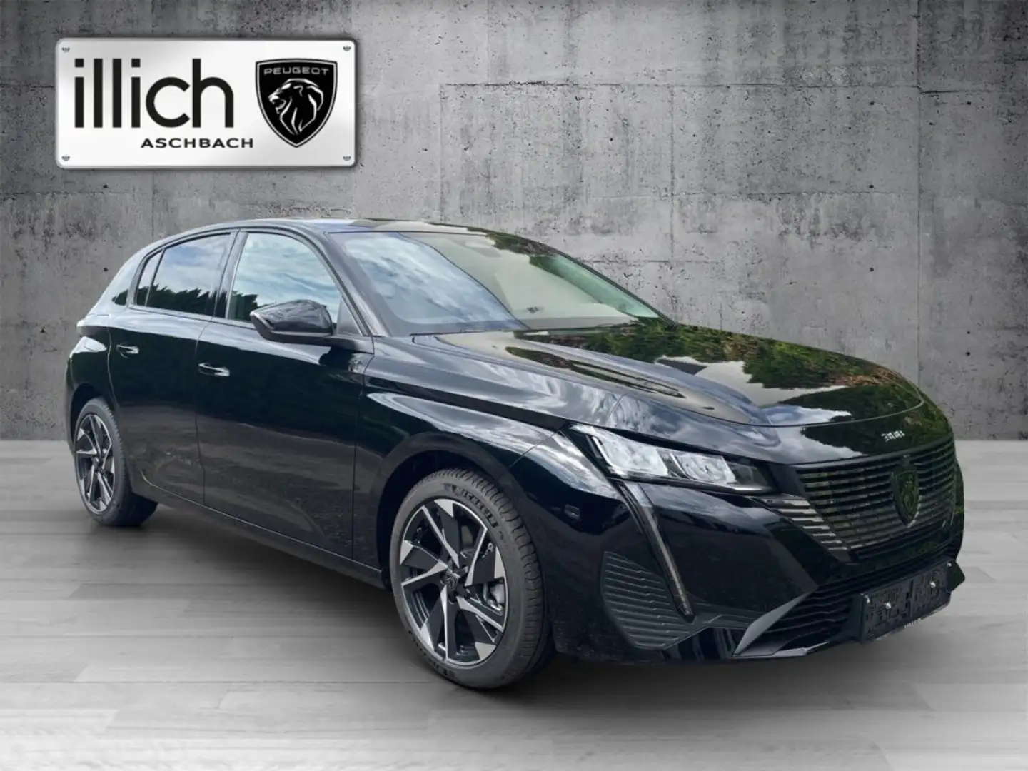 Peugeot 308 ALLURE Hybrid 145 e-DCS6 Schwarz - 1