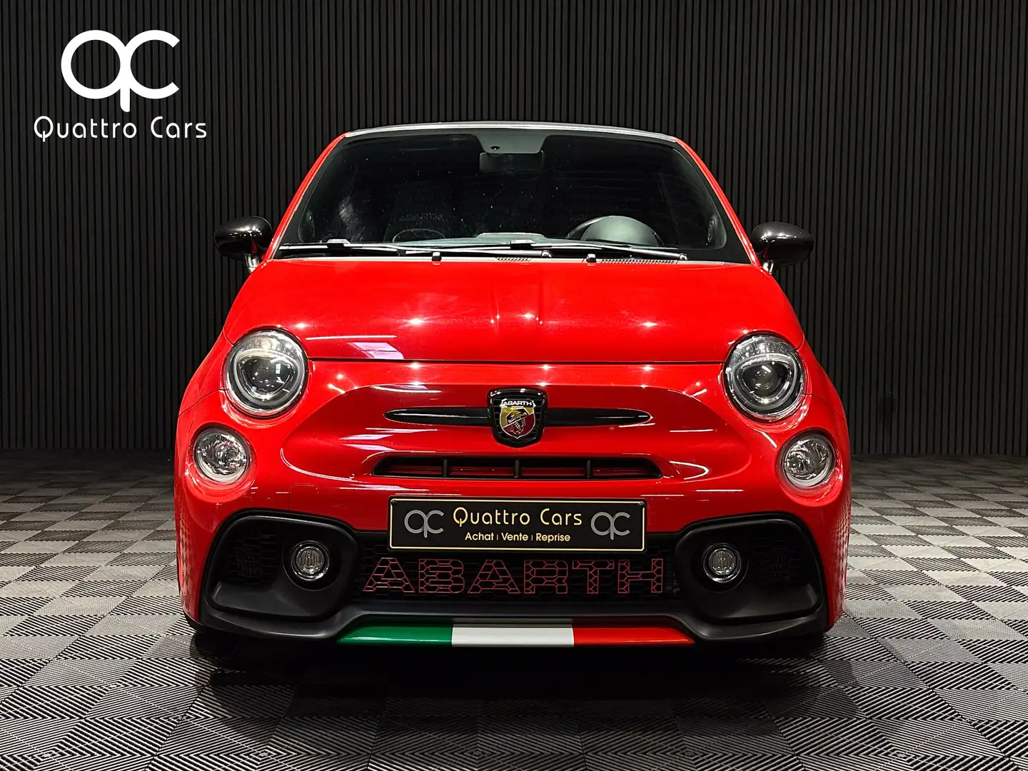Abarth 595 Turismo Cabrio 1.4 T-Jet 163Ch - Super look - Cuir - 70th Rouge - 2