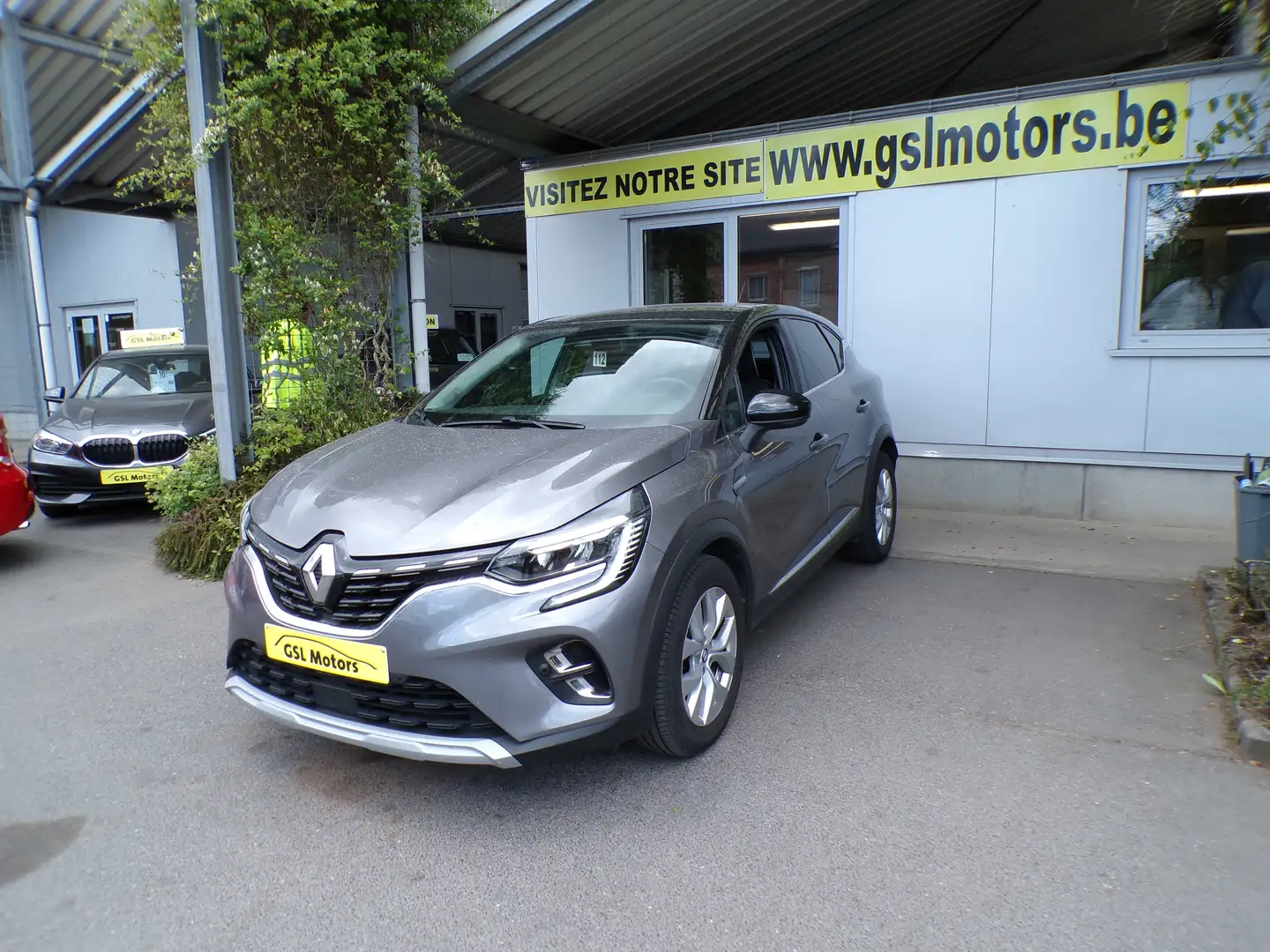 Renault Captur 1.0TCe 90cv Gris 08/22 50050km Airco GPS Bluetooth Grijs - 1