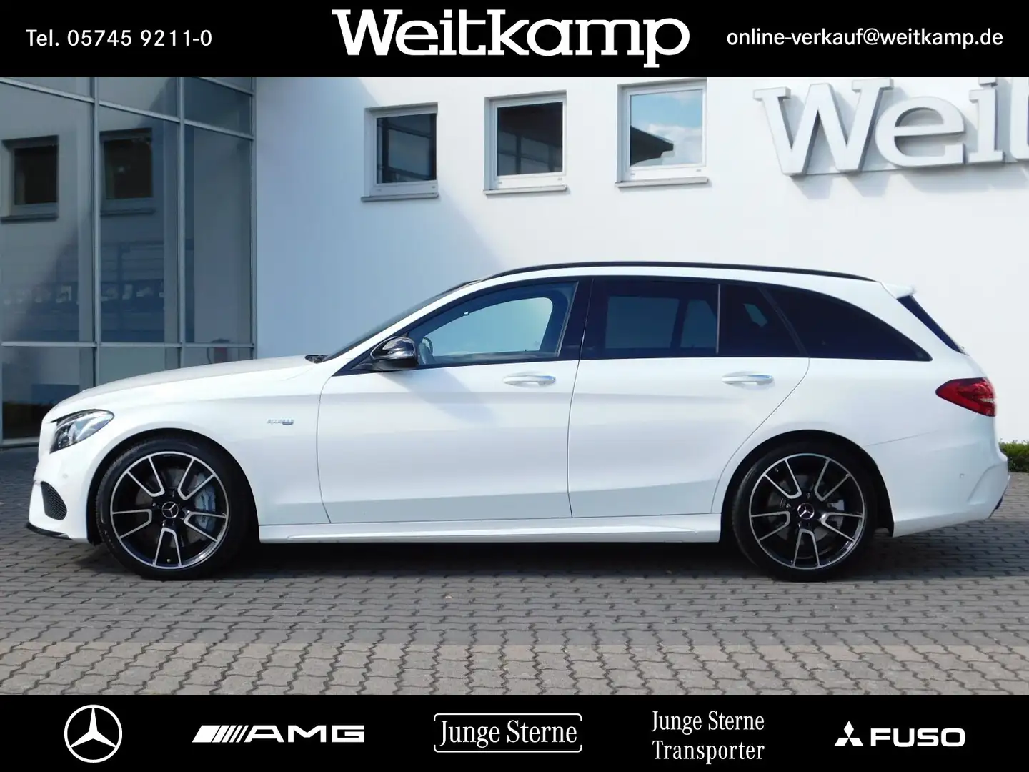 Mercedes-Benz C 43 AMG C 43 4MATIC T Night+Perf.Abgas+Pano+Burm.+Keyl. Blanc - 2